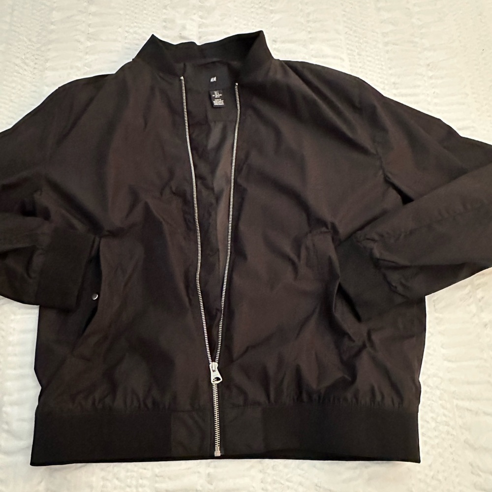 H&M Men’s Classic Black Jacket - Large